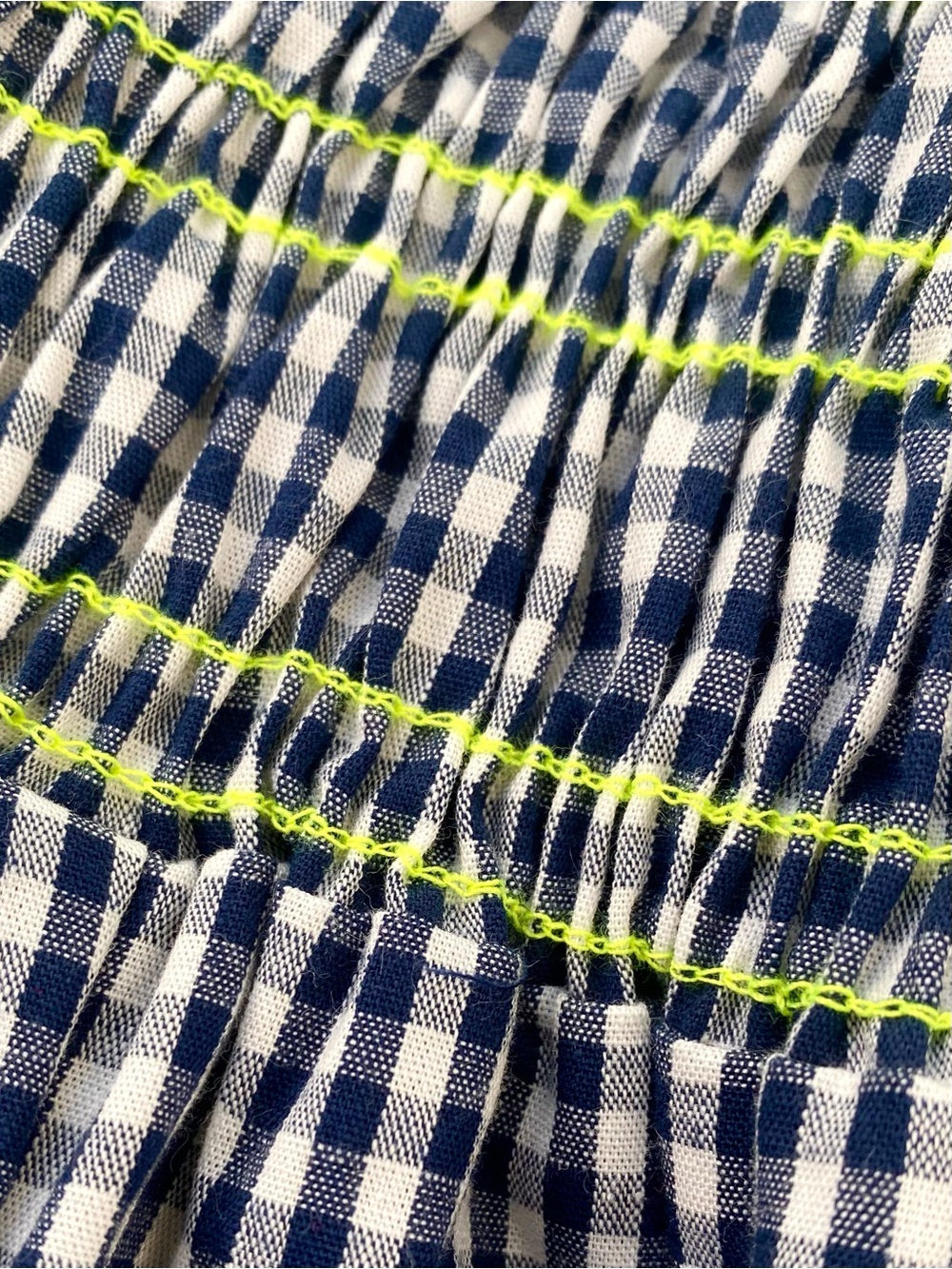 Toit Volant NWT Gingham Bella Smocked Cutout Maxi Dress, XS/S - Picture 10 of 10